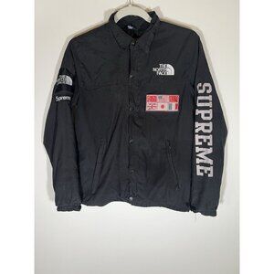 Supreme x North Face black Expedition coaches jacket M skate streetwear 2015